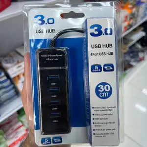 USB 3.0 4-портовый концентратор 30 см, Душанбе
