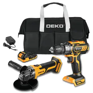 Набор 20V DEKO DKCD20XLC5-B Шуруповерт & Болгарка, Душанбе