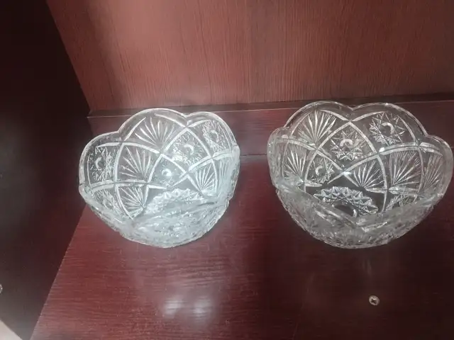 Хрустальные салатницы, Бустон (Чкаловск)