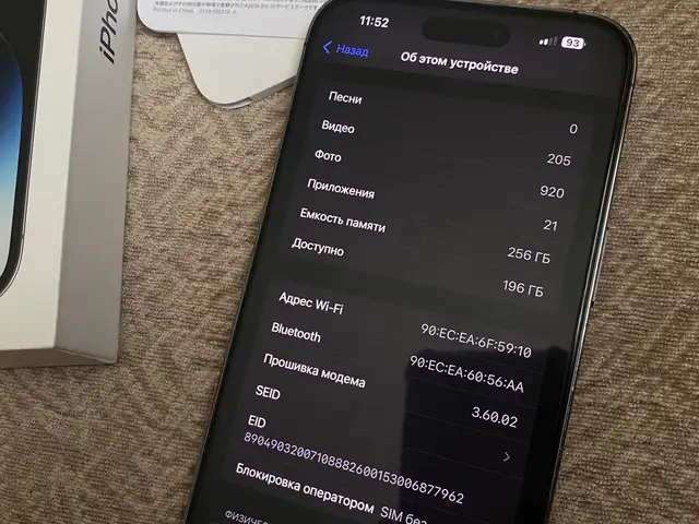 Apple iPhone 14 Pro Max, 256 gb, Deep Purple, Панҷакент