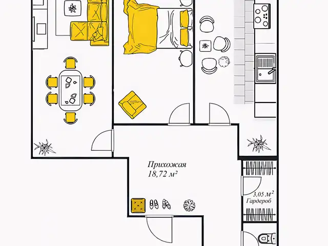 2-комн. квартира, 8 этаж, 100 м², Шохмансур, скорая помощь, Душанбе