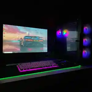 Игровой компьютер core i5 10400F/RAM 16GB/RX 580 8GB DDR 5/SSD 128GB/HDD 1TB, Душанбе