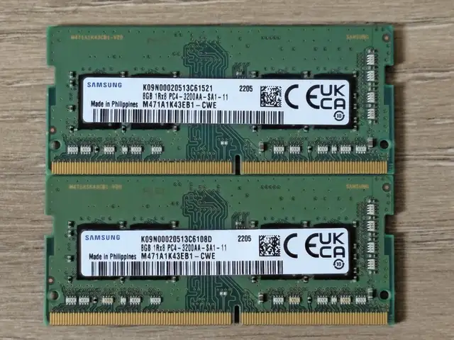 Оперативная память DDR4 16Gb для ноутбука от Samsung, Душанбе