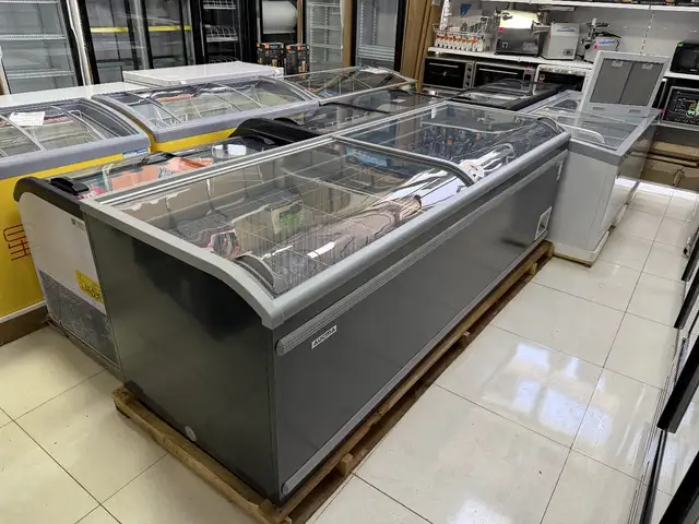 Профессиональный морозильный ларь-бонета AUCMA 2.5м, Душанбе