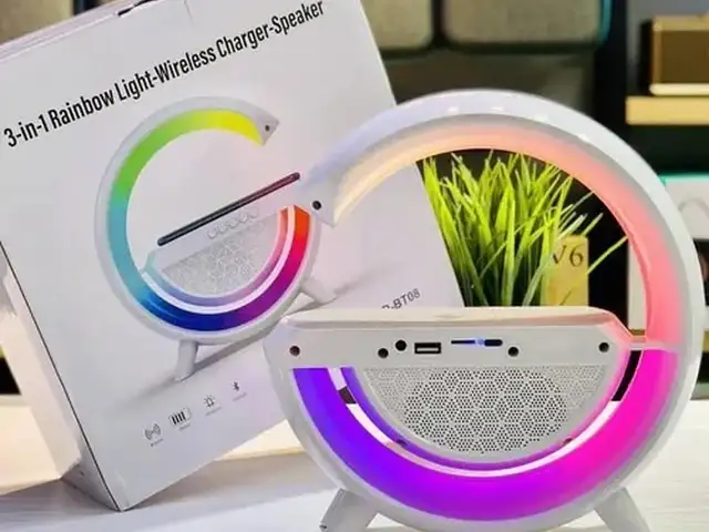 Настольная колонка Led Wireless charger speaker HM-2301, Душанбе
