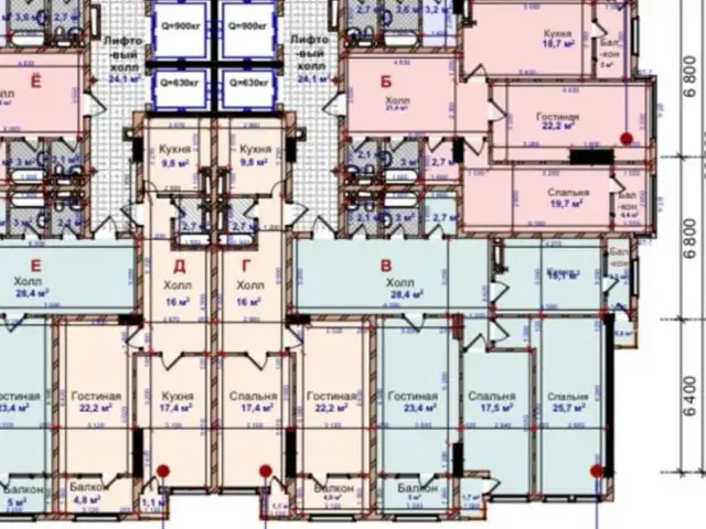 2-комн. квартира, 13 этаж, 76 м², шохмансур, Душанбе - 3