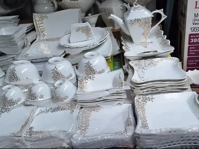 Комплект посуды нигиндор, Душанбе