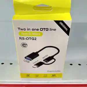 Otg переходник RS-OTG2 Type-C Micro, Душанбе