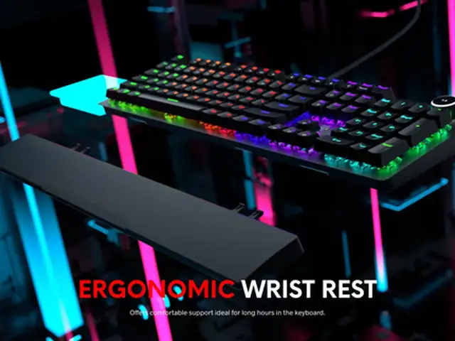 Игровая клавиатура Fantech Max Power MK853 Blue Switch механическая c LED RGB, Душанбе