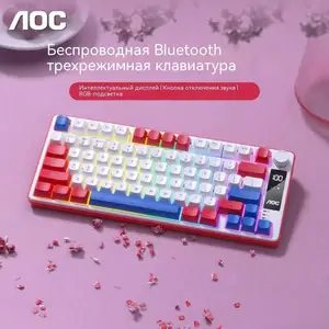 Клавиатура AOC Gaming GK300 75 RGB + OLED, Душанбе