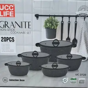 Набор кастрюли Granite 20PCS, Душанбе
