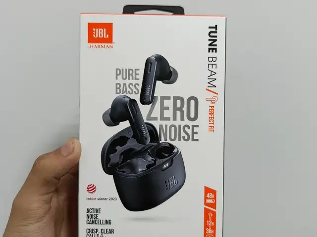 Беспроводные наушники JBL Tune Beam True черный, Душанбе