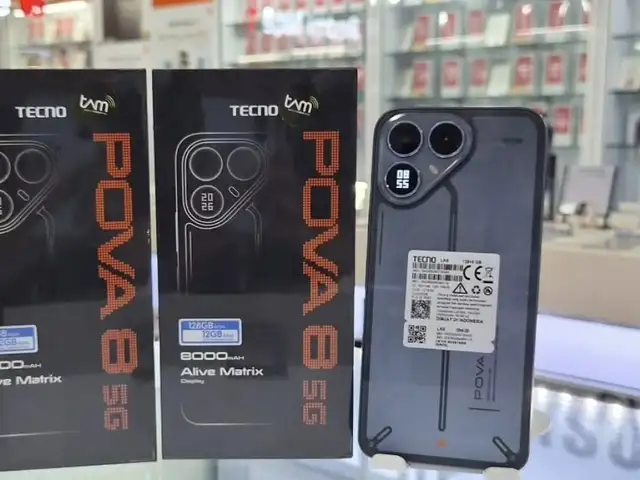 Tecno Pova 8 5G 16/256Gb black, Душанбе