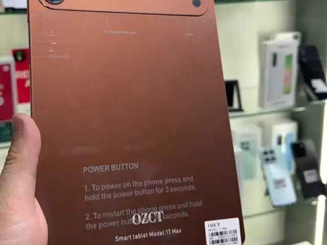 Планшет OZCT 17 PRO max 2sim 16/1tera Orange 8000 battery, Душанбе