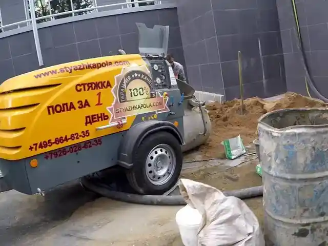 Полусухая стяжка пола, Душанбе