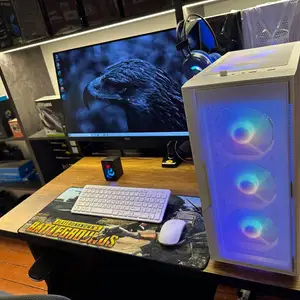 Игровой компьютер core i3 12100F/Ram 16GB DDR 4/RX 580 8Gb/NVME M2 512GB/AOC 27, Душанбе