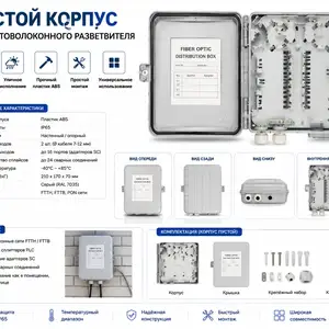 Пустой корпус для оптоволоконного разветвителя, Худжанд