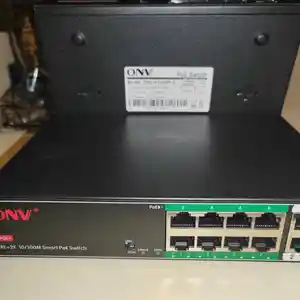 Коммутатор PoE switch ONVI 8-портовый мегабит, Душанбе