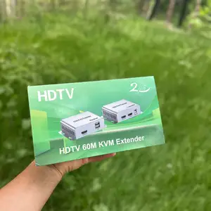 Удлинитель HDMI по витой паре KVM HDMI+USB на 60м cat5e/6, Душанбе