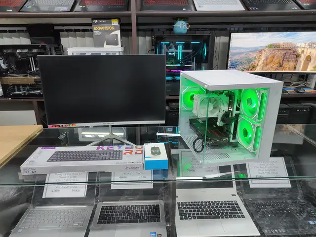 Игровой персональный компьютер MINI AKWA White RYZEN 5-5600 RTX 2070 8GB, Душанбе