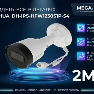 Камера наружная IP Dahua DH-IPS-HFW1230S1P-S4, Хуҷанд