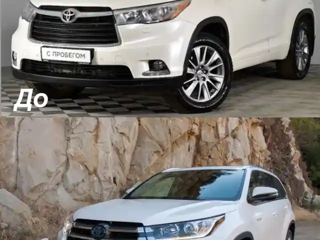 Обвес на Toyota highlander U50 2014-2016, Душанбе