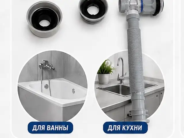 Сифон для ванны и кухни, Хуҷанд