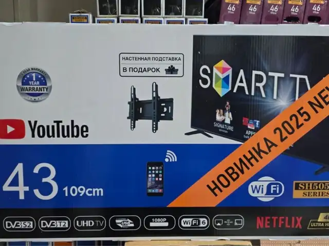 Телевизоры Samsung 43 Smart tv, Душанбе