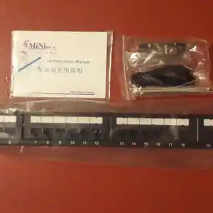 Patch panel Cat 6, 24 port, Душанбе