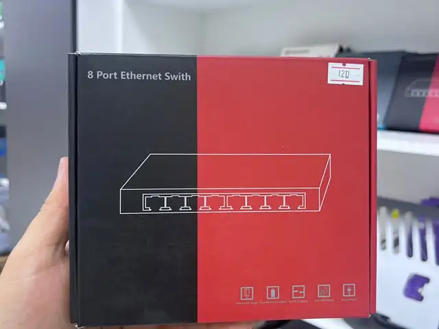 8-портовый коммутатор Fast Ethernet 10/100, белый, Душанбе