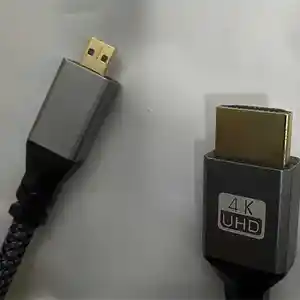 Micro в HDMI 4k 0.30см кабель, Душанбе