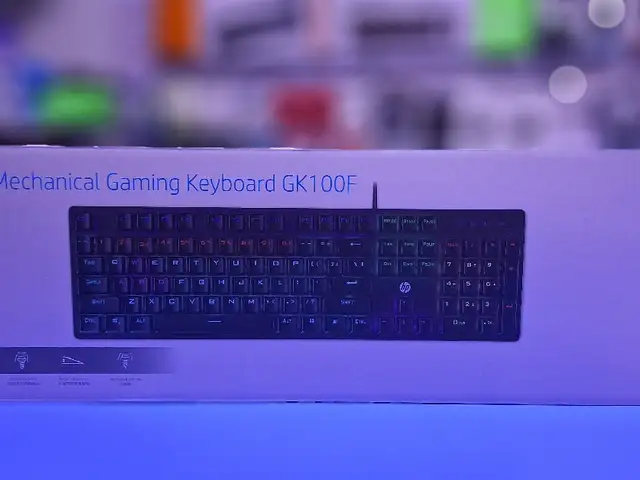 Игровая клавиатура HP GK100F механическая, Хуҷанд