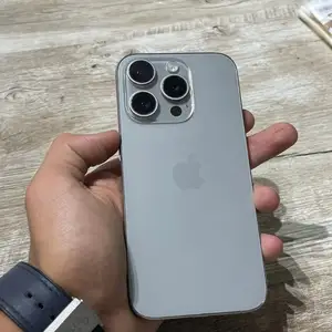 Apple iPhone 15 Pro, 128 gb, Natural Titanium, Кӯлоб