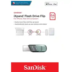 Флеш накопитель для iPhone SanDisk iXpand Flash Drive Flip 64GB, Душанбе