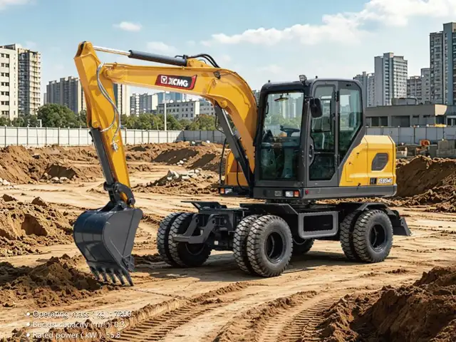 Экскаватор XCMG XE85W, Душанбе