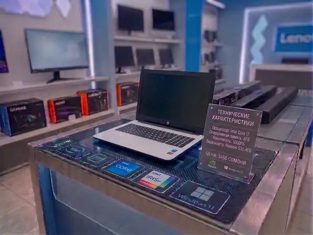Игровой ноутбук HP Intel Core i7/Radeon 530, Душанбе