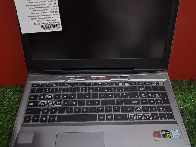 Ноутбук Mechrev Core i7 7th 8/128+1tb GTX 1050Ti, Душанбе