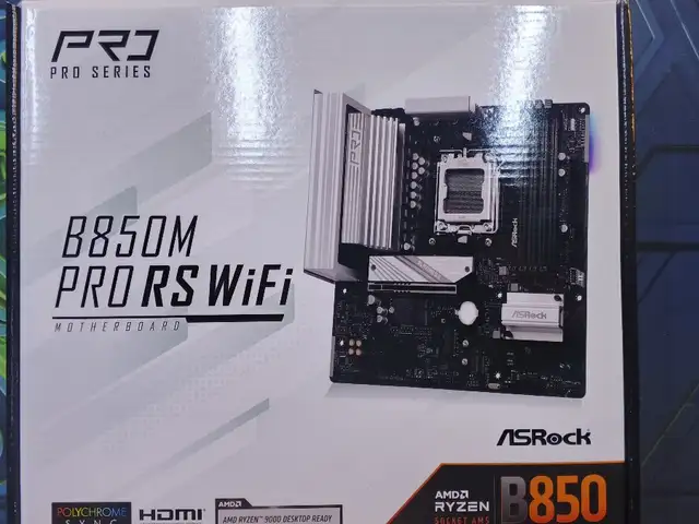 Материнская плата ASROCK B850M PPRO RS WIFI, Душанбе
