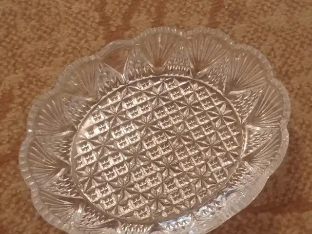 Хрустальный Салатница Конфетница Советский, Душанбе
