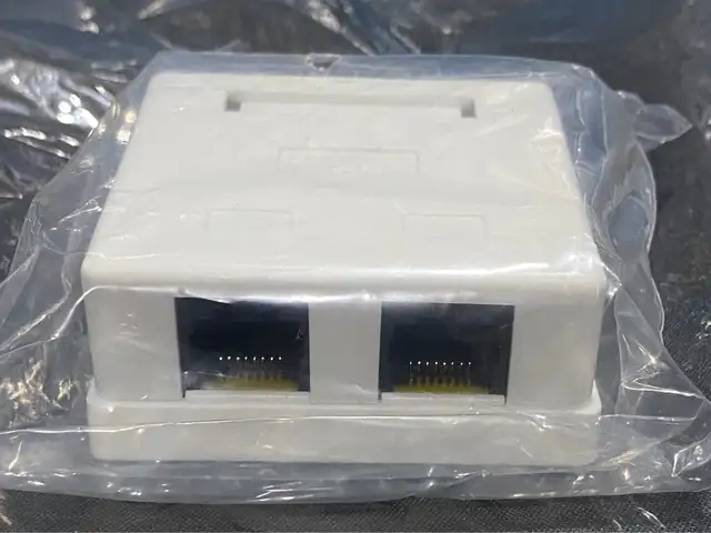 RJ-45 Розетка LAN для компьютера 2-порт cat-6, Душанбе