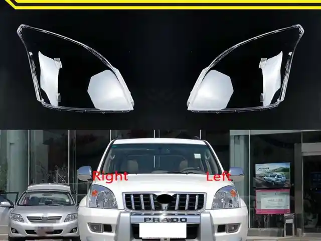 Стекло левой фары от Toyota Prado 120 2002-2009, Худжанд