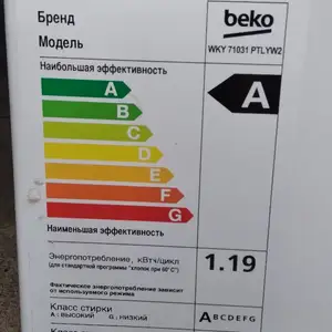 Стиральная машина Beko на запчасти, Пенджикент