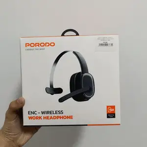 Моно наушник Porodo с микрофоном Porodo Mono Headphone with Microphone черный, Душанбе