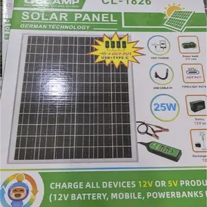 Солнечная панель для зарядки телефонов, powerbank, авто и мото аккумуляторов, Душанбе