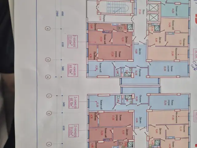 2-комн. квартира, 3 этаж, 67 м², ТЭЦ, Бохтар (Курғон-Теппа)