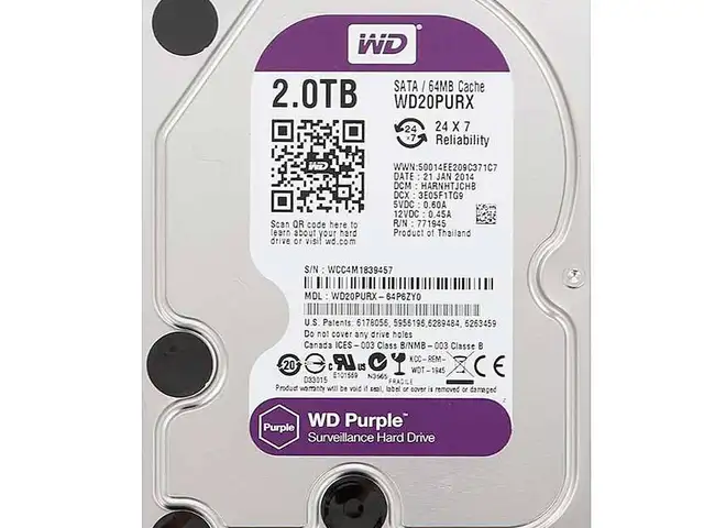 Жёсткий диск 2T, WD/HV78, Душанбе