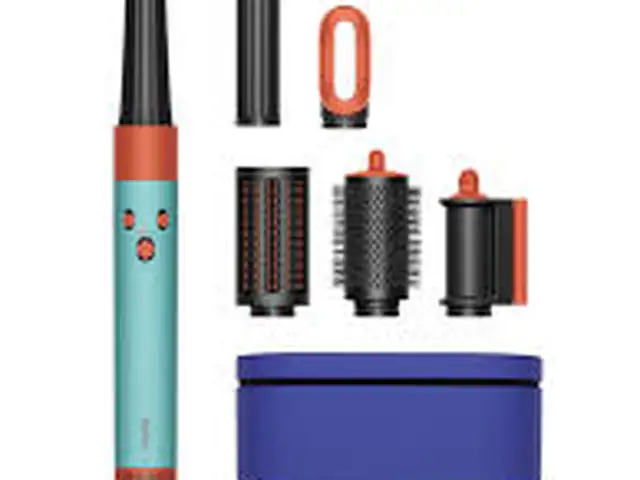 Фен-стайлер для волос Dyson HS08 JPL Airwrap id Straight+Wavy 1300 Вт, бирюзовый, Душанбе