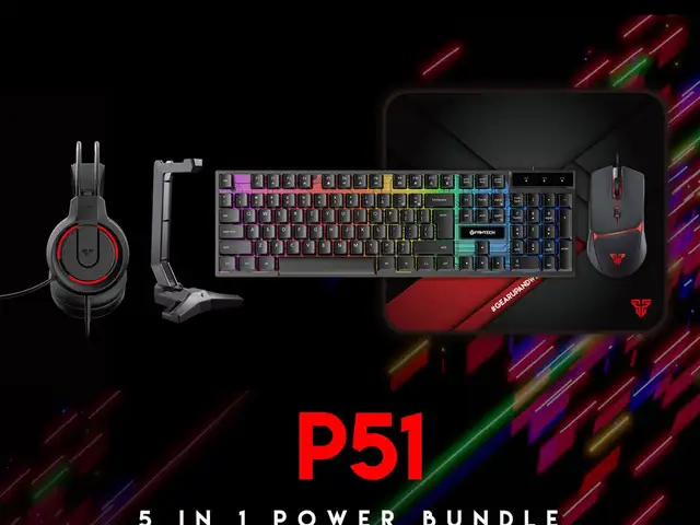 Fantech P51 5-в-1 клавиатура с мышью + коврик для мыши + гарнитура + подставка, Душанбе