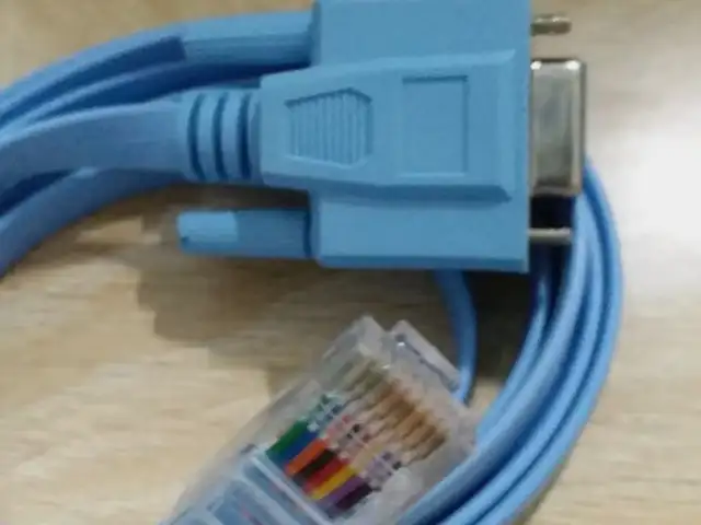 Консоли кабель RJ45 Ethernet-пRs232 DB9 COM, Душанбе