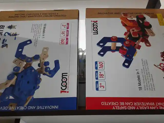 Конструктор Wood-I Nuts Строительство 160-деталей. 18в1, Душанбе